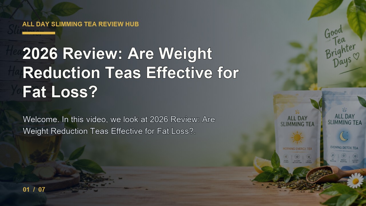 All Day Slimming Tea Review: Review Are Weight Reduction Teas Effective for Fat Loss video thumbnail