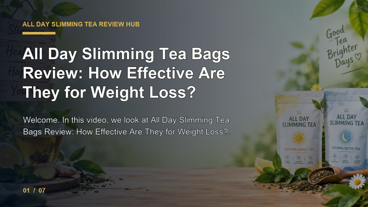 All Day Slimming Tea Review: All Day Slimming Tea Bags Review How Effective Are They for Weight Loss video thumbnail