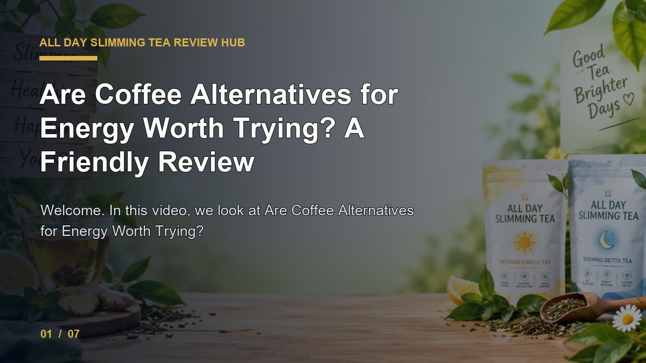 All Day Slimming Tea Review: Are Coffee Alternatives for Energy Worth Trying a Friendly Review video thumbnail