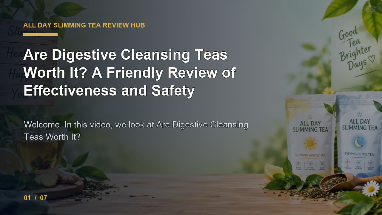 All Day Slimming Tea Review: Are Digestive Cleansing Teas Worth It a Friendly Review of Effectiveness and Safety video thumbnail