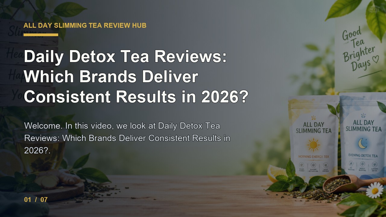All Day Slimming Tea Review: Daily Detox Tea Reviews Which Brands Deliver Consistent Results in 2026 video thumbnail