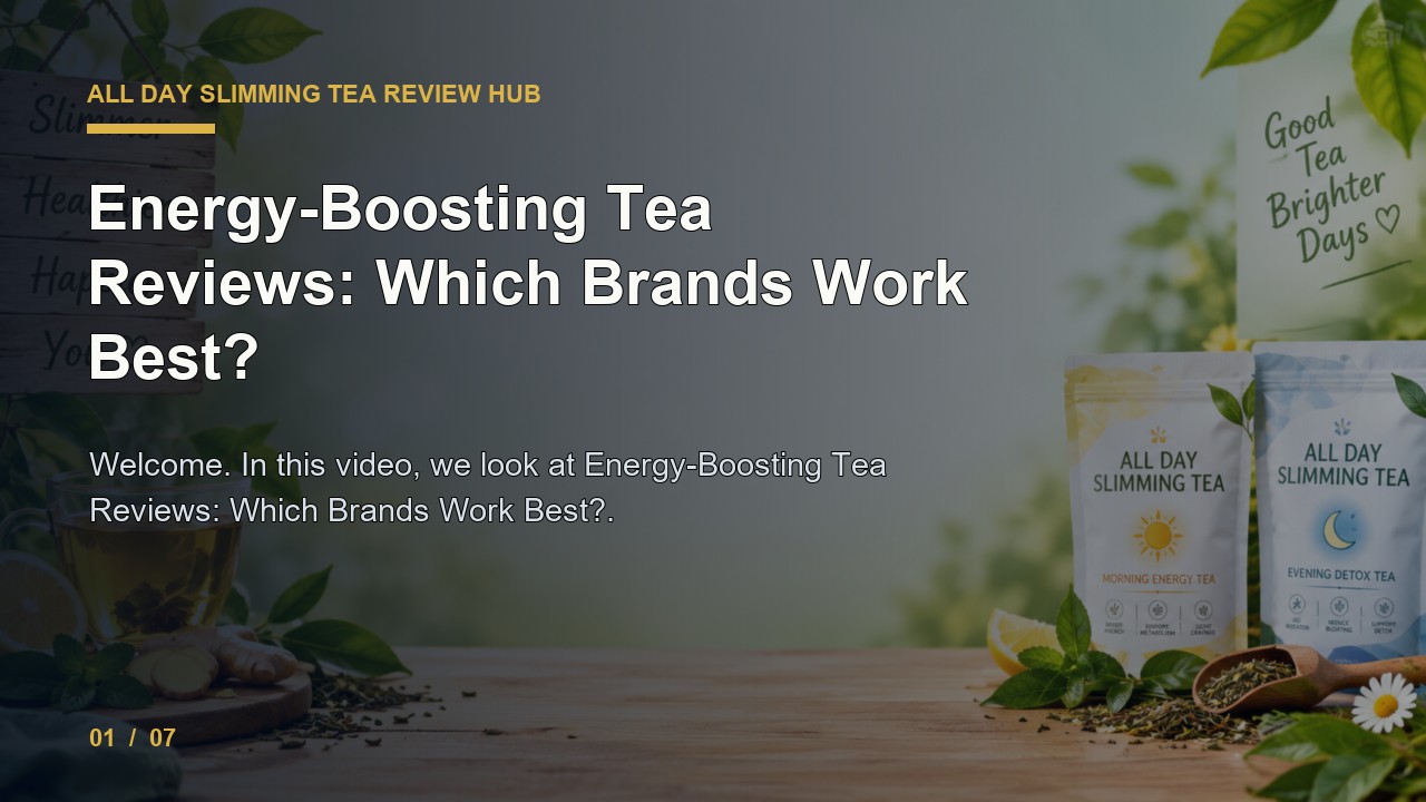 All Day Slimming Tea Review: Energy Boosting Tea Reviews Which Brands Work Best video thumbnail