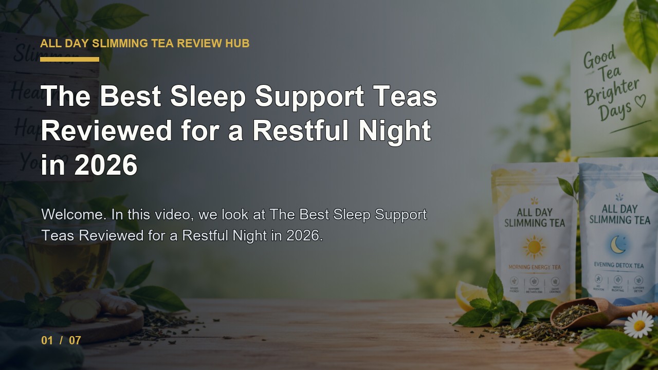 All Day Slimming Tea Review: the Best Sleep Support Teas Reviewed for a Restful Night in 2026 video thumbnail