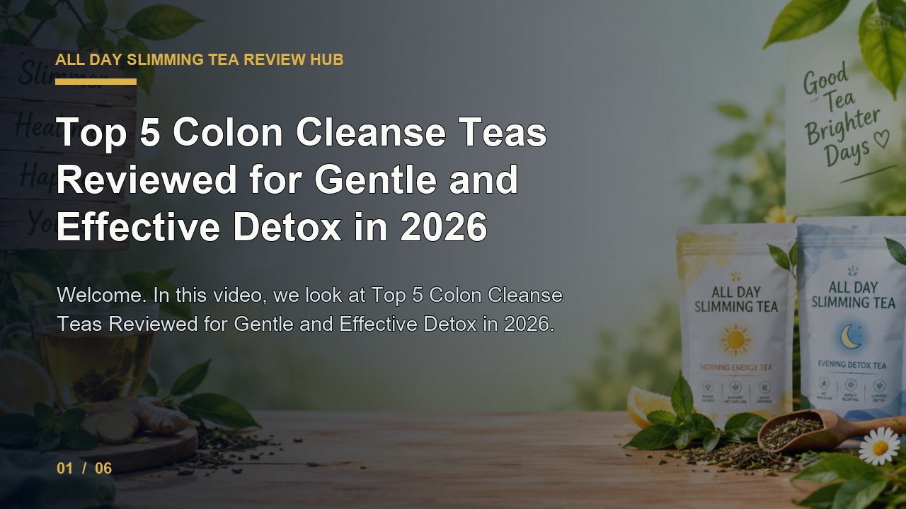 All Day Slimming Tea Review: Top 5 Colon Cleanse Teas Reviewed for Gentle and Effective Detox in 2026 video thumbnail