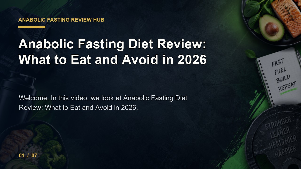 Anabolic Fasting Review: Anabolic Fasting Diet Review What to Eat and Avoid in 2026 video thumbnail