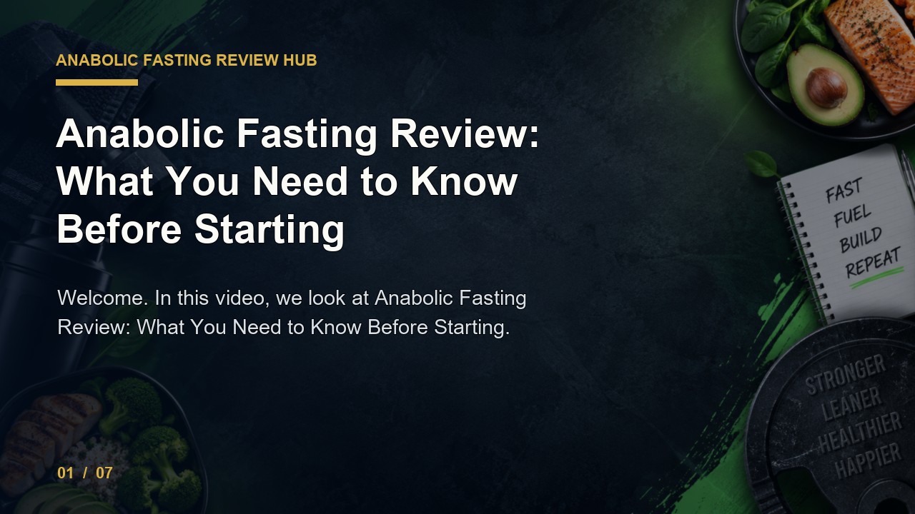 Anabolic Fasting Review: Anabolic Fasting Review What You Need to Know Before Starting video thumbnail