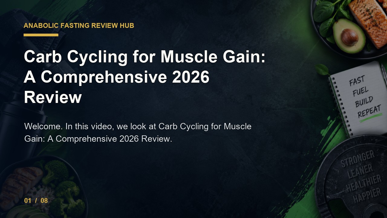 Anabolic Fasting Review: Carb Cycling for Muscle Gain a Comprehensive 2026 Review video thumbnail