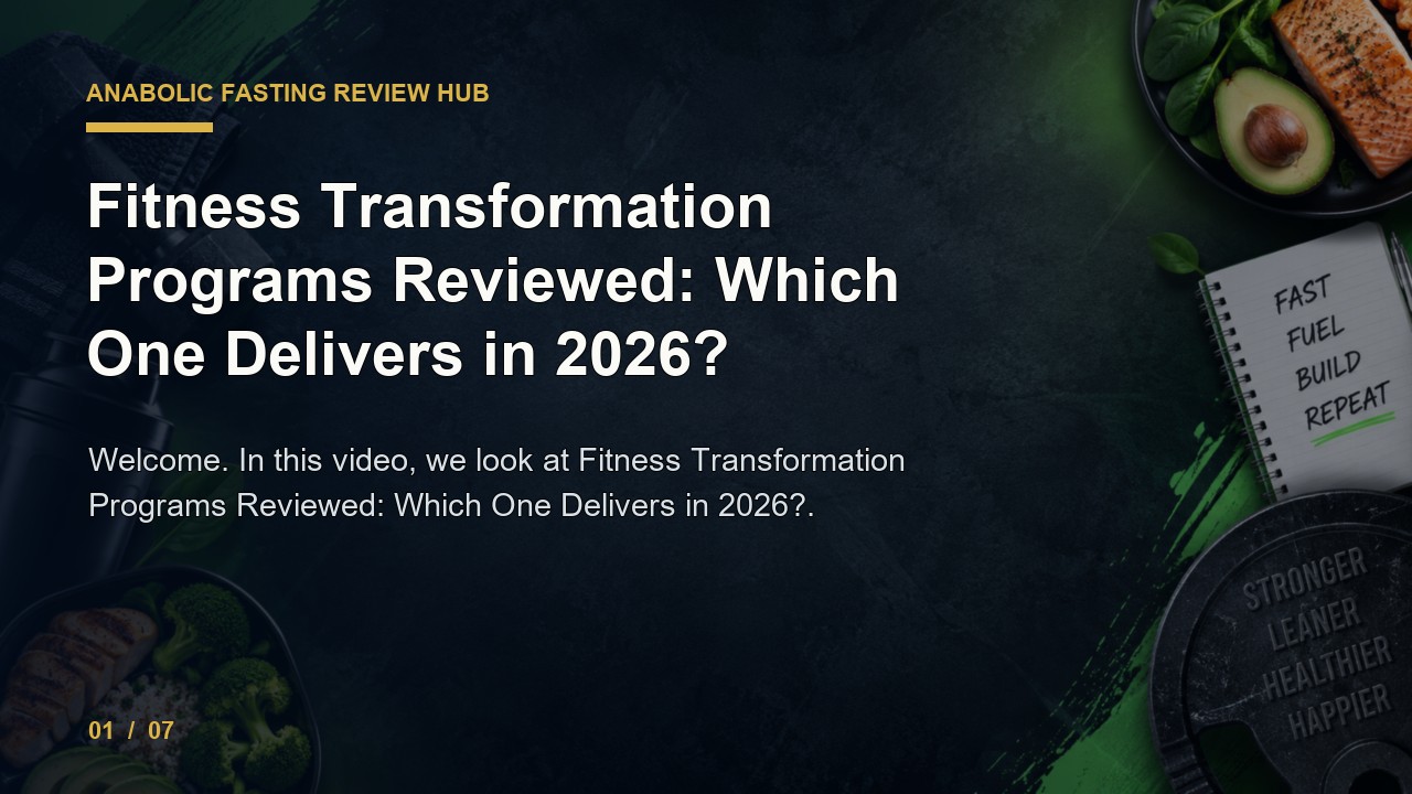 Anabolic Fasting Review: Fitness Transformation Programs Reviewed Which One Delivers in 2026 video thumbnail
