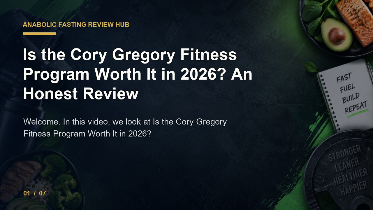 Anabolic Fasting Review: Is the Cory Gregory Fitness Program Worth It in 2026 an Honest Review video thumbnail