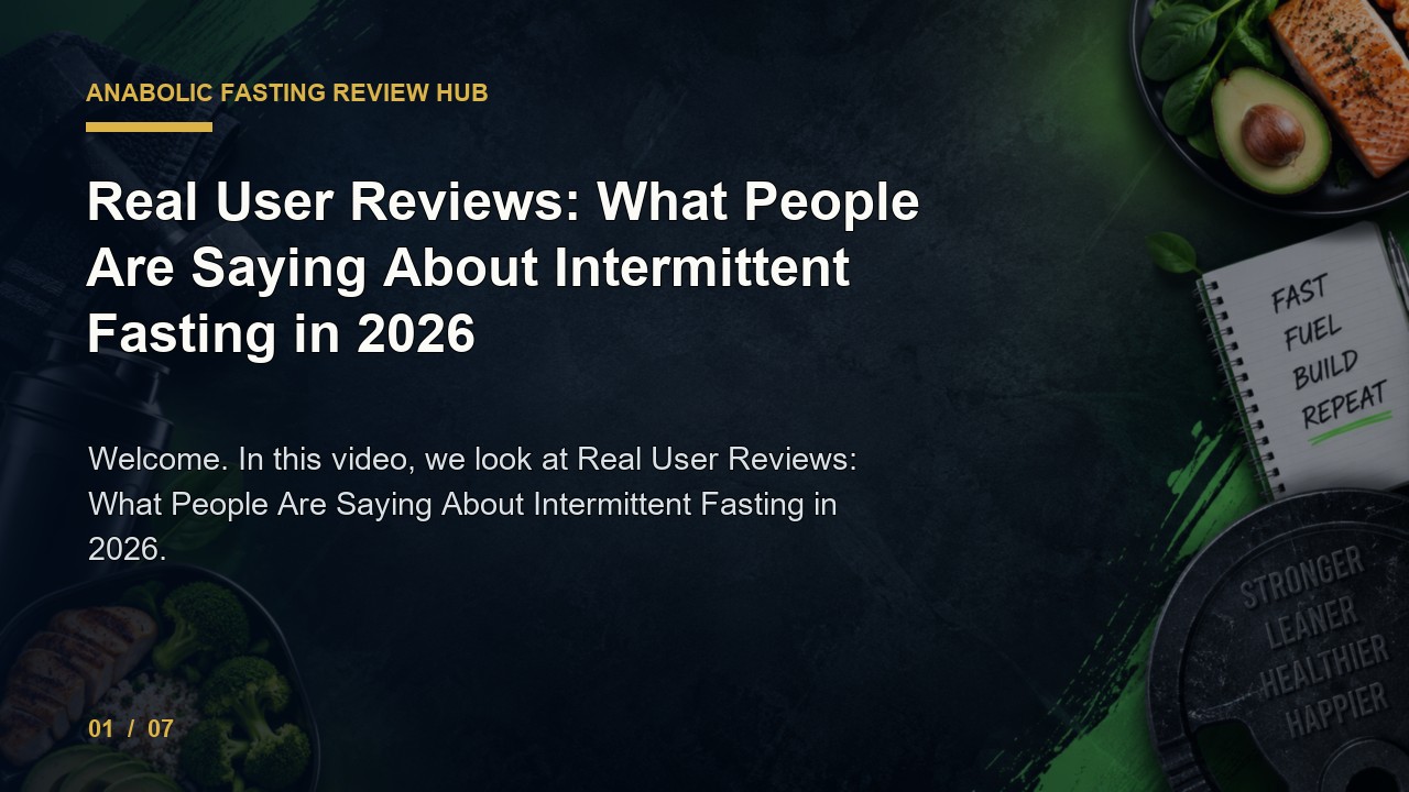 Anabolic Fasting Review: Real User Reviews What People Are Saying About Intermittent Fasting in 2026 video thumbnail