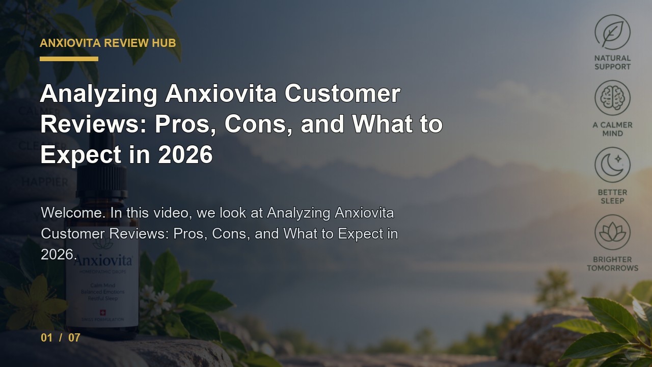 Anxiovita Review: Analyzing Anxiovita Customer Reviews Pros Cons and What to Expect in 2026 video thumbnail