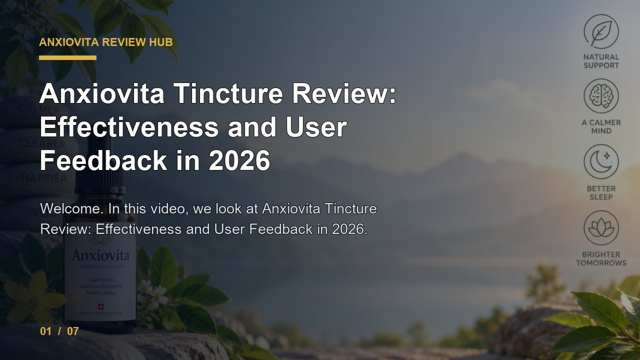 Anxiovita Review: Anxiovita Tincture Review Effectiveness and User Feedback in 2026 video thumbnail