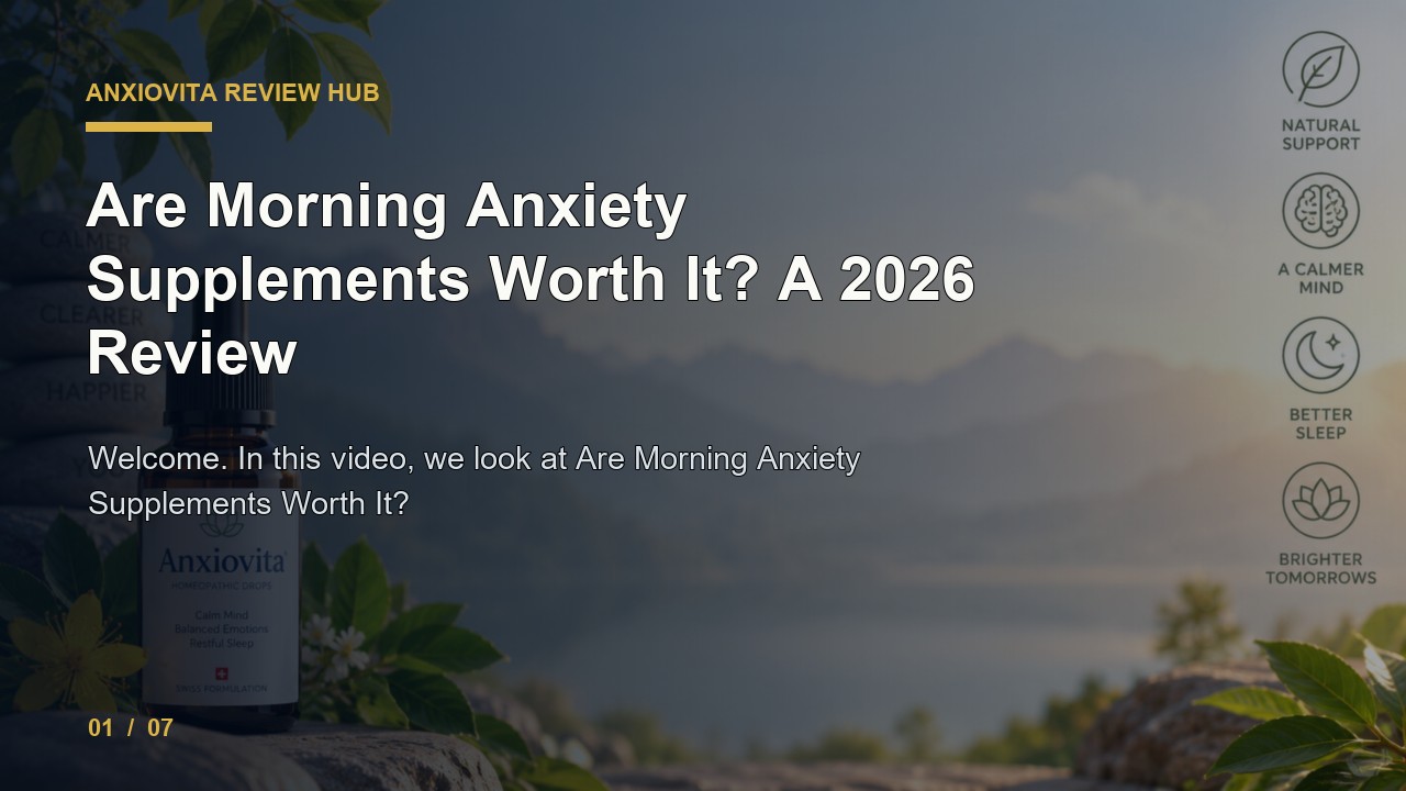Anxiovita Review: Are Morning Anxiety Supplements Worth It a 2026 Review video thumbnail
