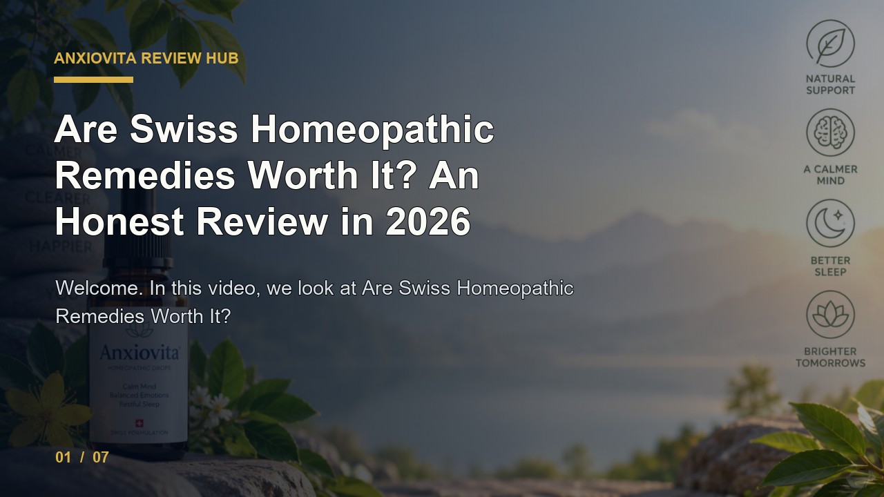 Anxiovita Review: Are Swiss Homeopathic Remedies Worth It an Honest Review in 2026 video thumbnail