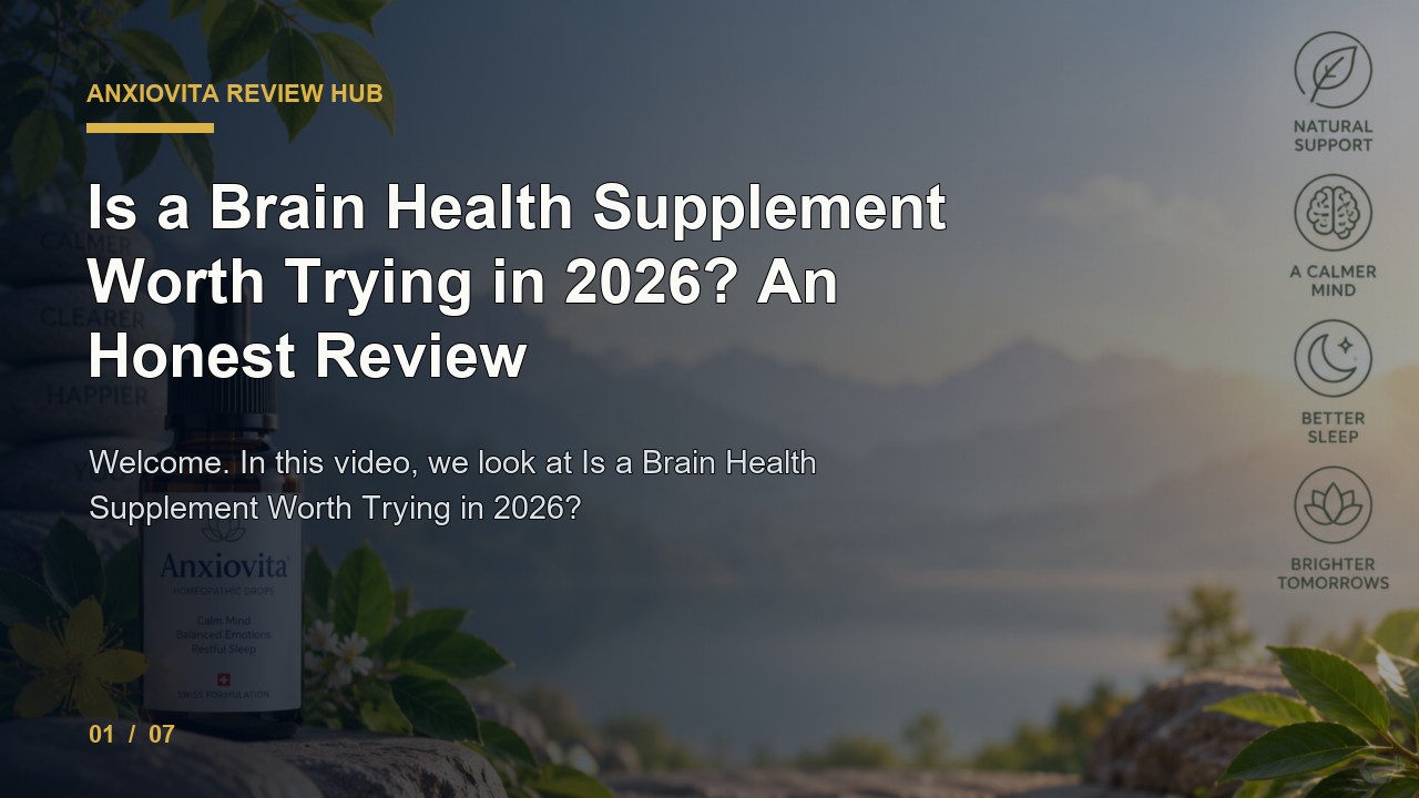Anxiovita Review: Is a Brain Health Supplement Worth Trying in 2026 an Honest Review video thumbnail