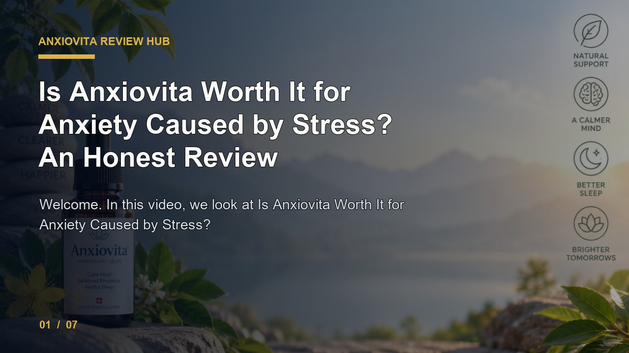 Anxiovita Review: Is Anxiovita Worth It for Anxiety Caused by Stress an Honest Review video thumbnail