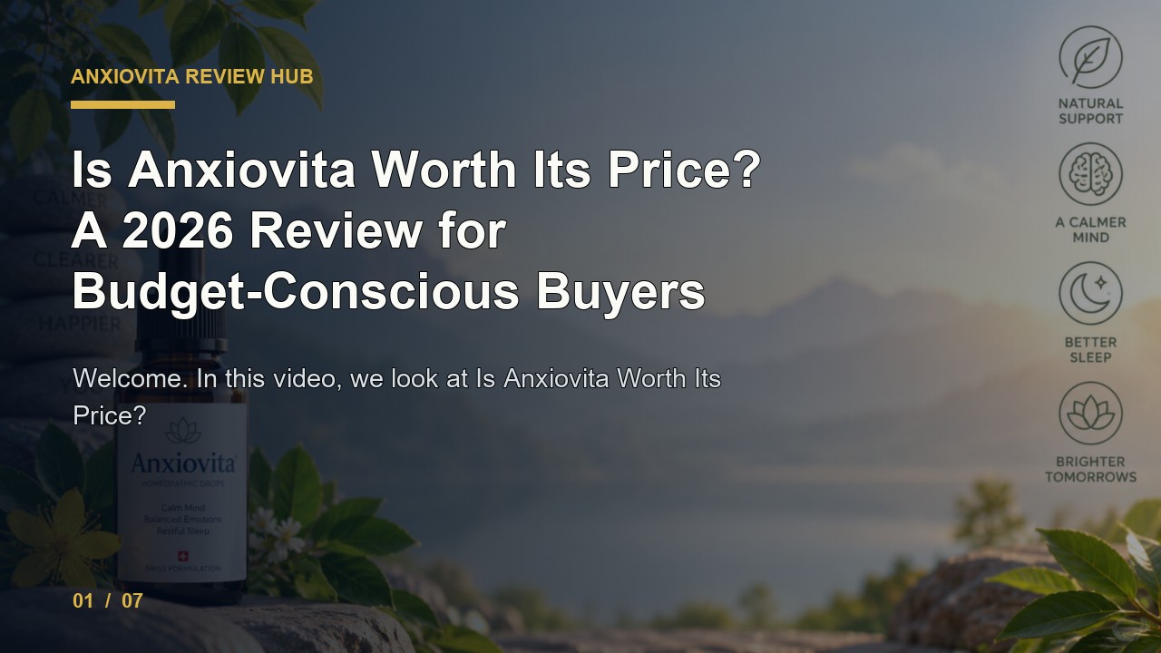 Anxiovita Review: Is Anxiovita Worth Its Price a 2026 Review for Budget Conscious Buyers video thumbnail