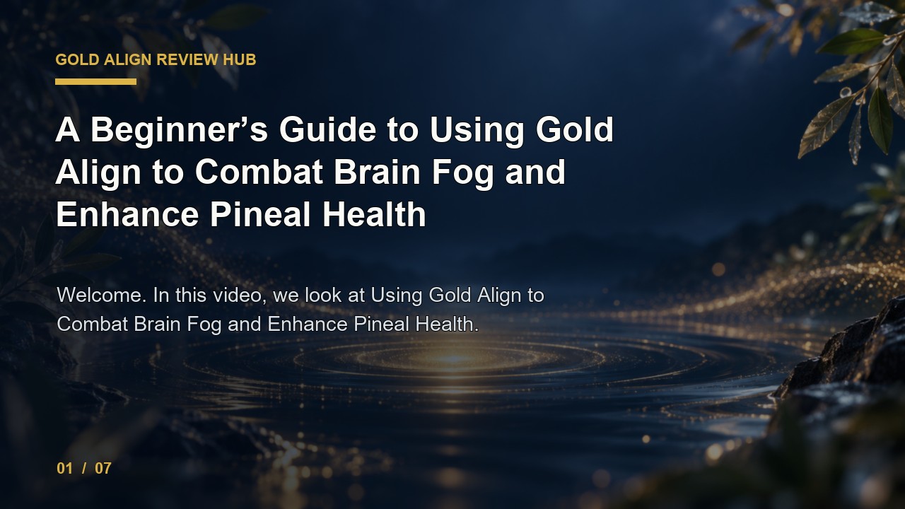 Gold Align Review: a Beginner's Guide to Using Gold Align to Combat Brain Fog and Enhance Pineal Health video thumbnail