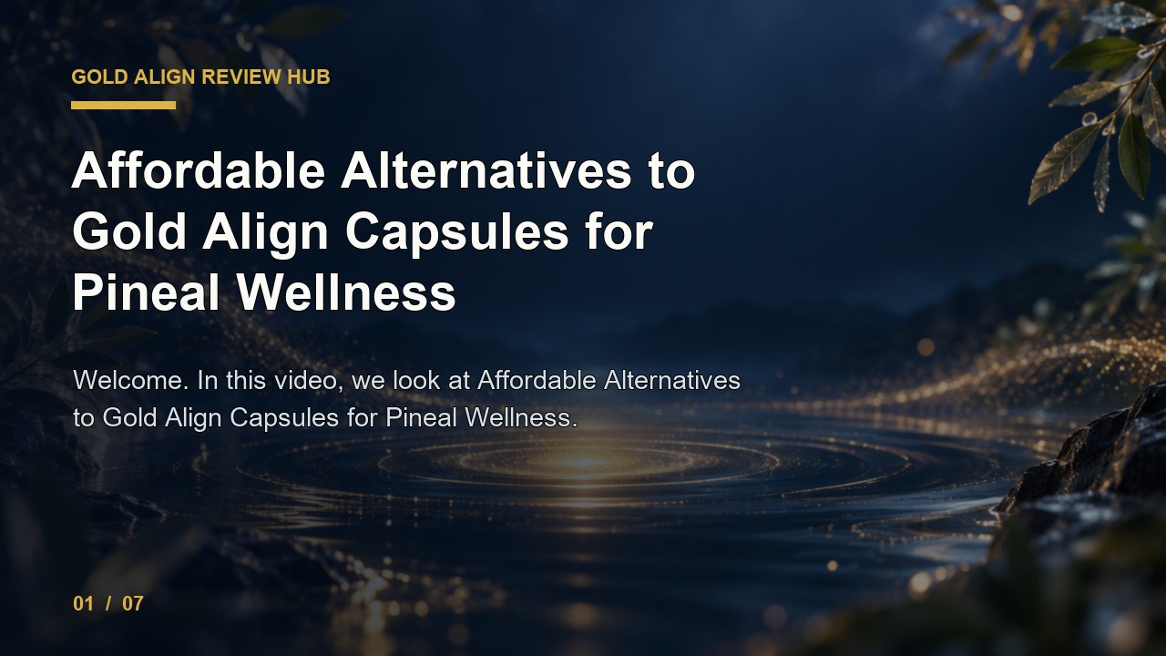 Gold Align Review: Affordable Alternatives to Gold Align Capsules for Pineal Wellness video thumbnail