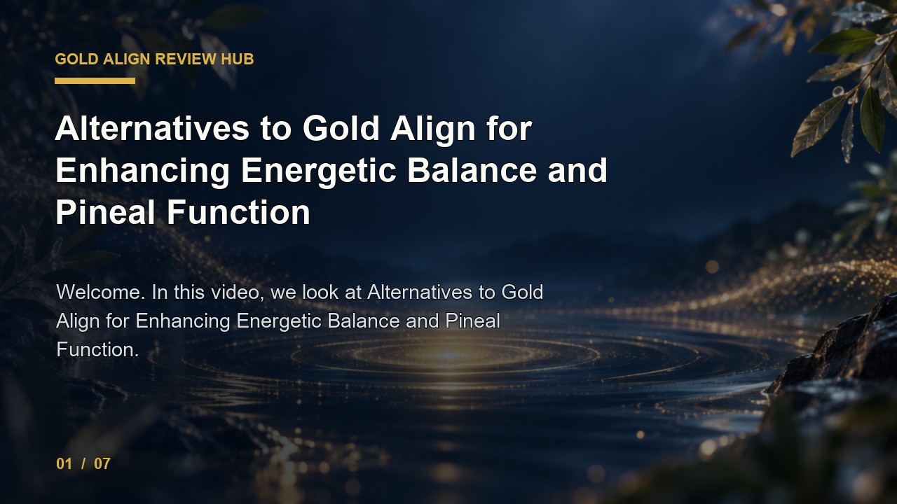 Gold Align Review: Alternatives to Gold Align for Enhancing Energetic Balance and Pineal Function video thumbnail