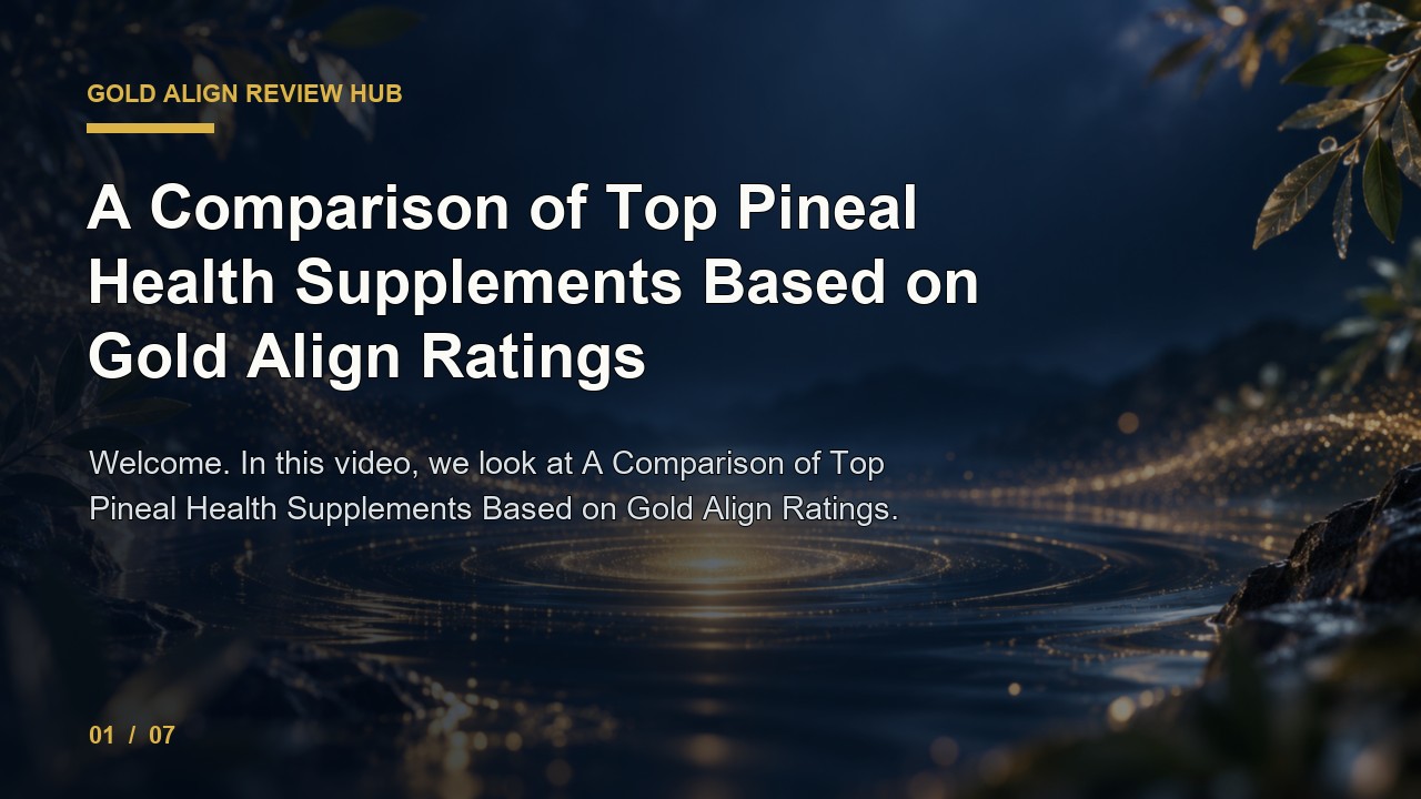 Gold Align Review: a Comparison of Top Pineal Health Supplements Based on Gold Align Ratings video thumbnail