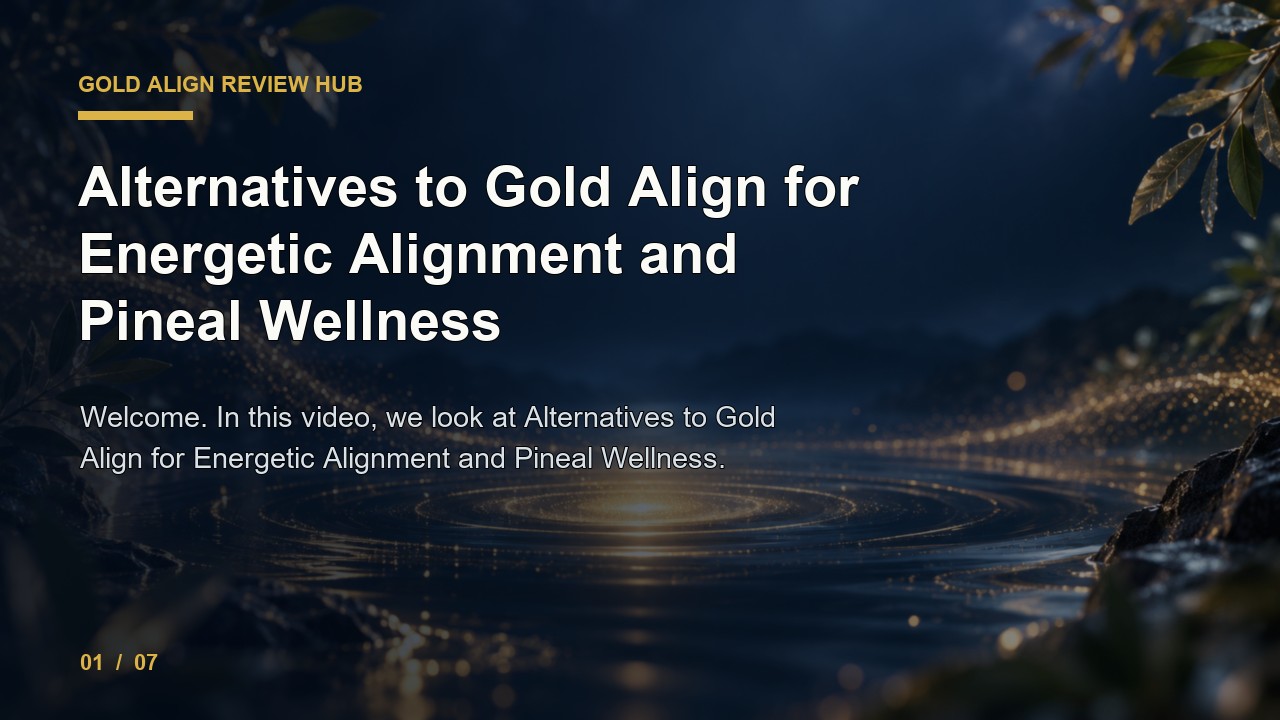 Gold Align Review: Alternatives to Gold Align for Energetic Alignment and Pineal Wellness video thumbnail