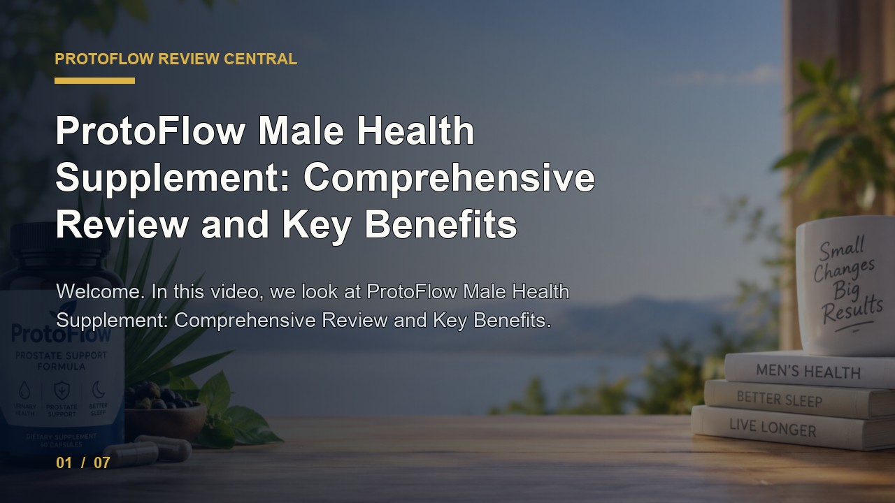 ProtoFlow Review: ProtoFlow Male Health Supplement Comprehensive Review and Key Benefits video thumbnail