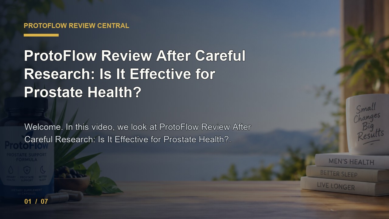 ProtoFlow Review: ProtoFlow Review After Careful Research Is It Effective for Prostate Health video thumbnail