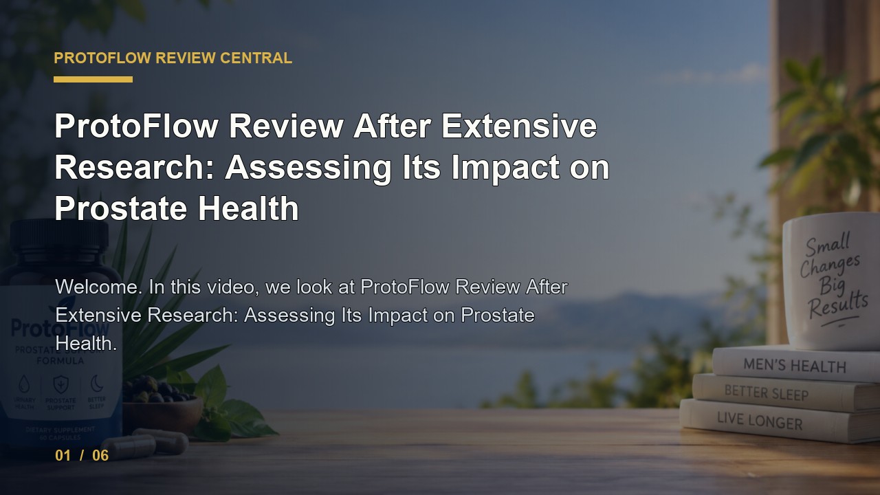 ProtoFlow Review: ProtoFlow Review After Extensive Research Assessing Its Impact on Prostate Health video thumbnail