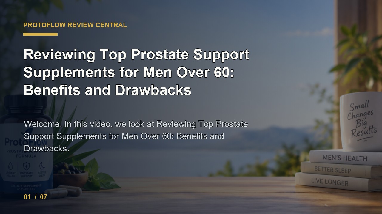 ProtoFlow Review: Reviewing Top Prostate Support Supplements for Men Over 60 Benefits and Drawbacks video thumbnail