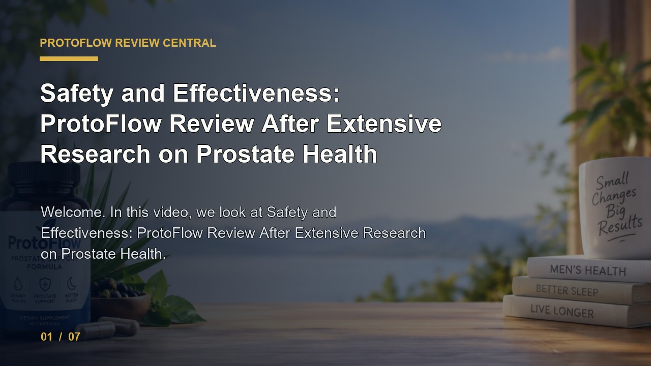 ProtoFlow Review: Safety and Effectiveness ProtoFlow Review After Extensive Research on Prostate Health video thumbnail