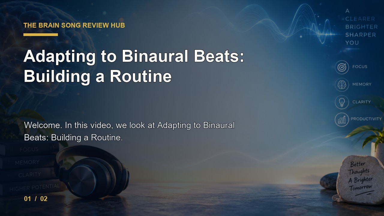 The Brain Song Review: Adapting to Binaural Beats Building a Routine video thumbnail