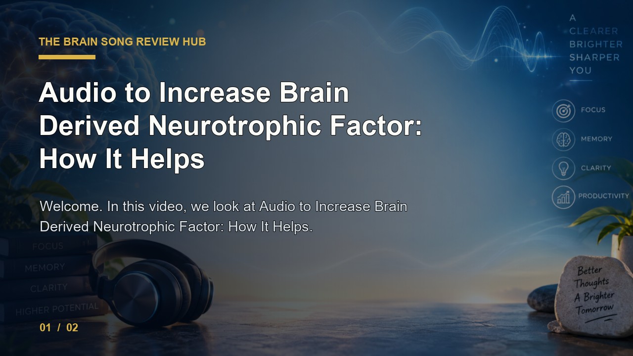 The Brain Song Review: Audio to Increase Brain Derived Neurotrophic Factor How It Helps video thumbnail