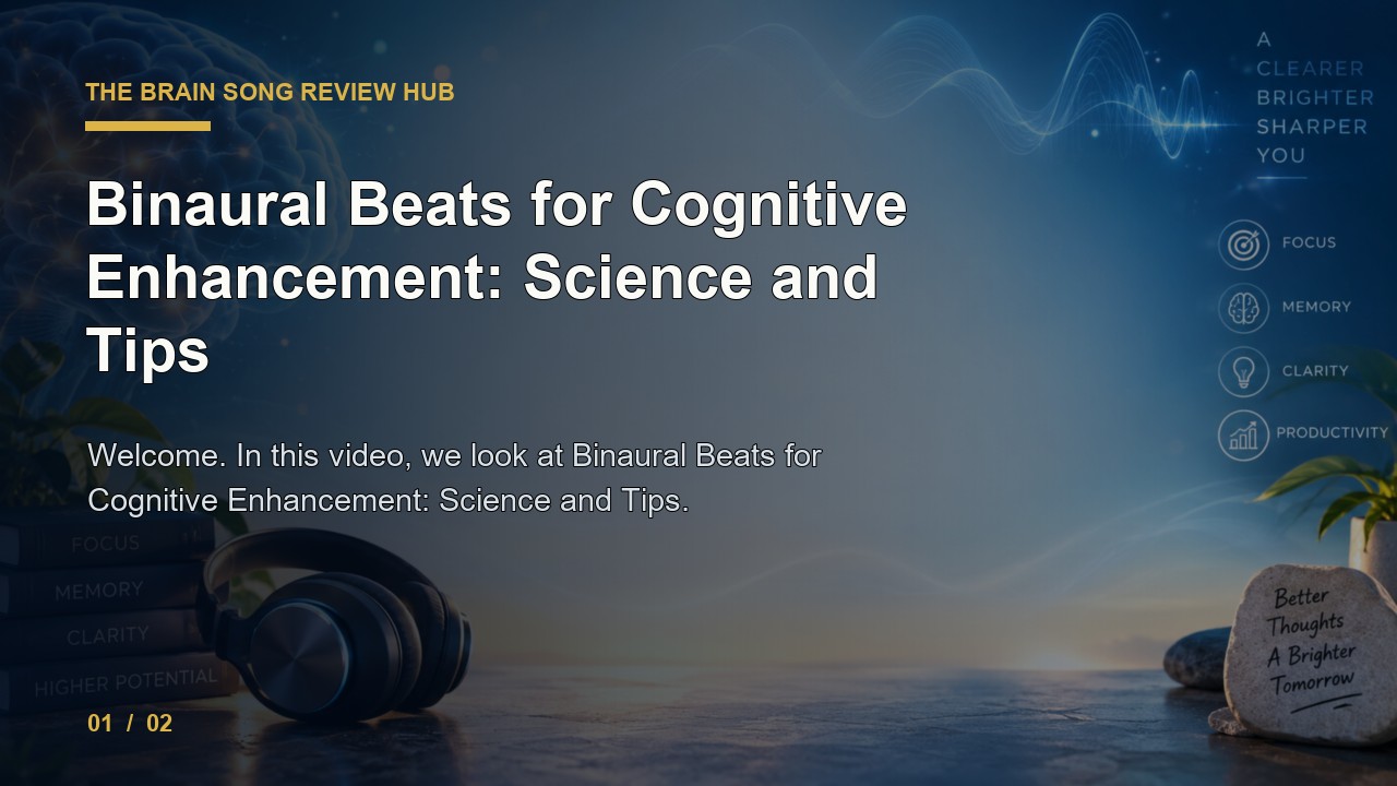 The Brain Song Review: Binaural Beats for Cognitive Enhancement Science and Tips video thumbnail