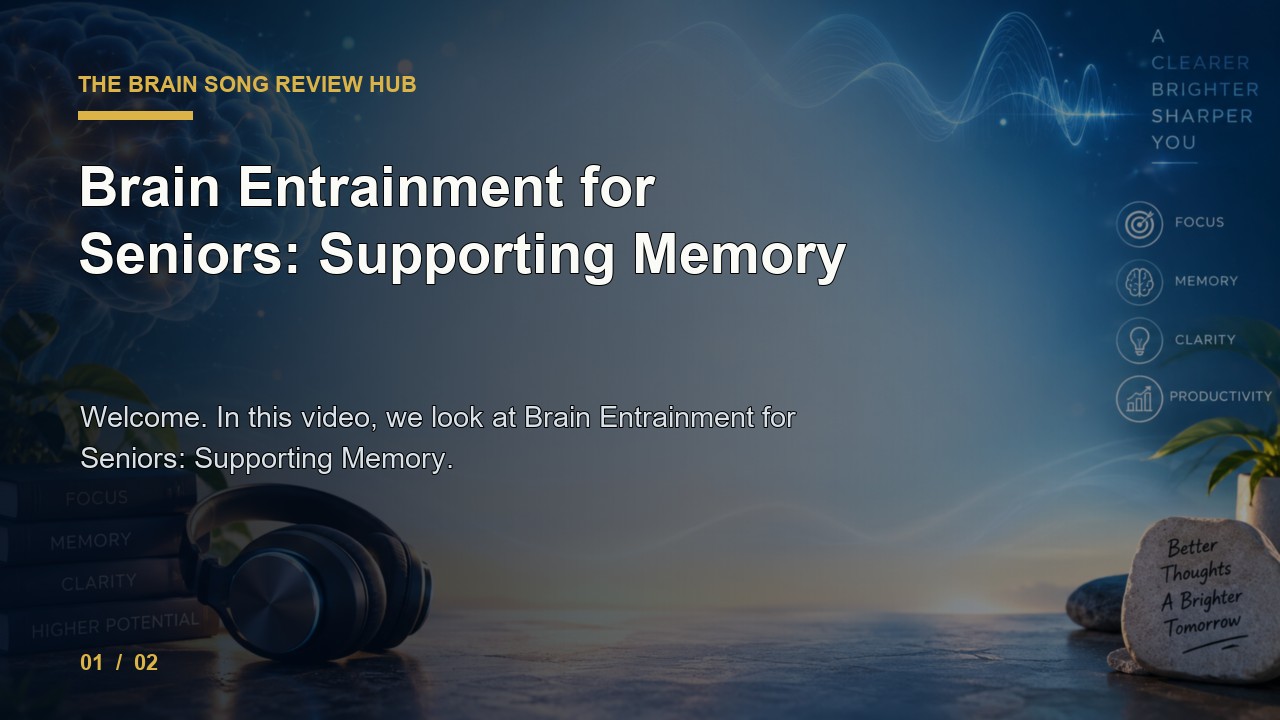 The Brain Song Review: Brain Entrainment for Seniors Supporting Memory video thumbnail
