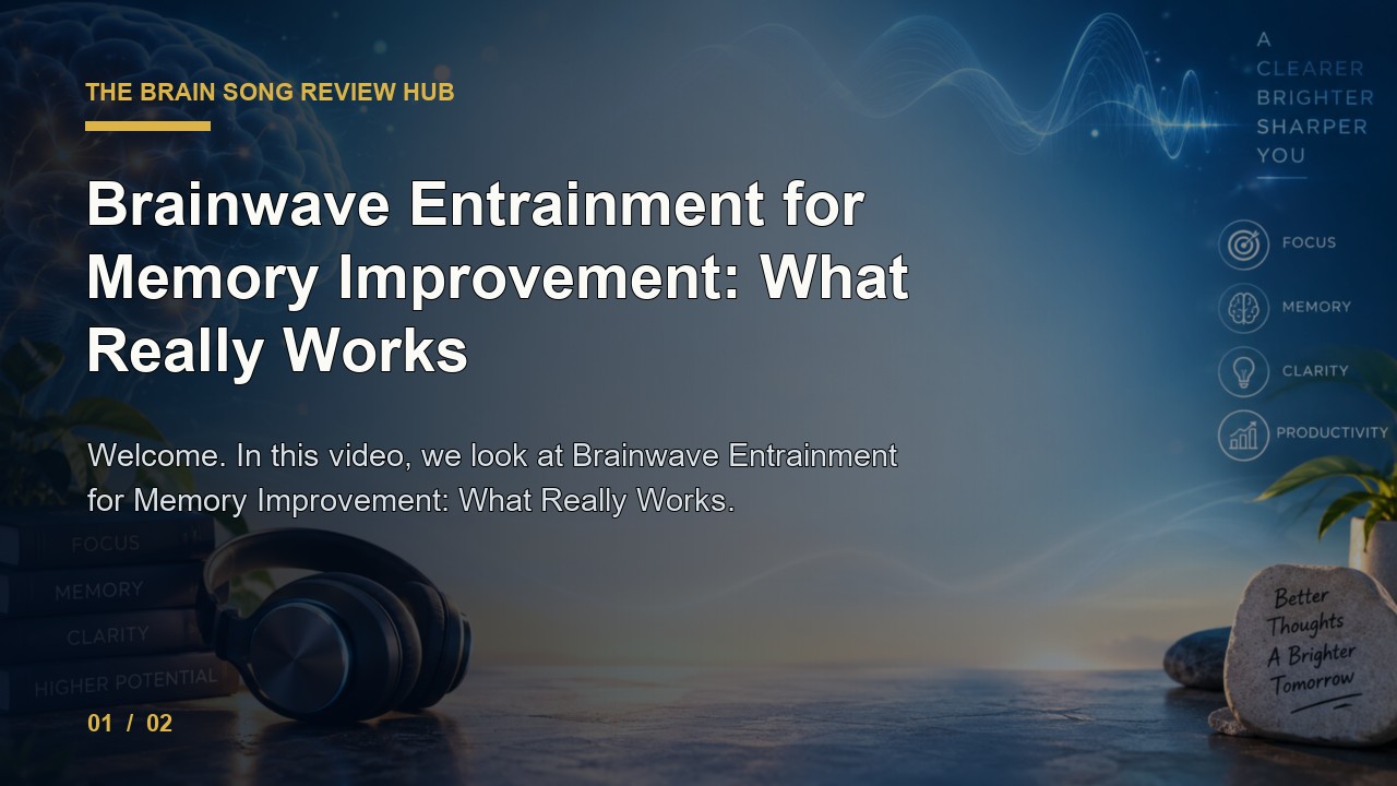 The Brain Song Review: Brainwave Entrainment for Memory Improvement What Really Works video thumbnail