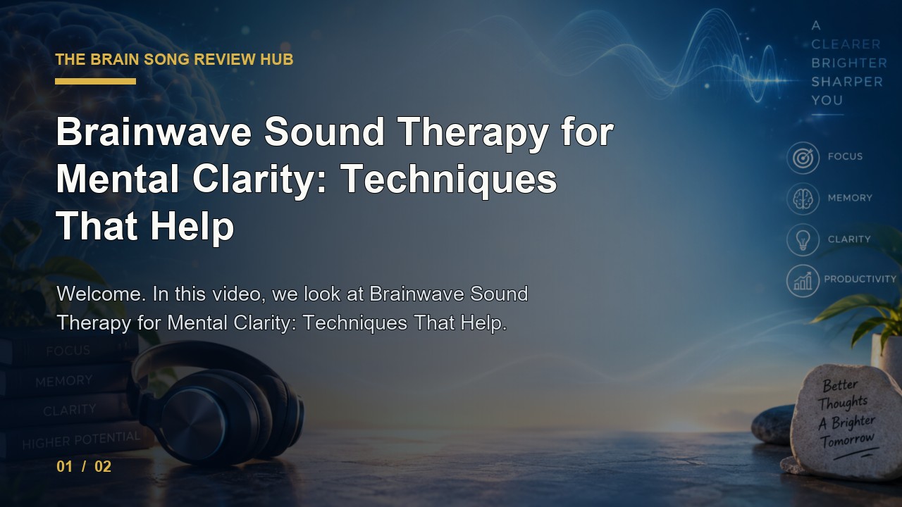 The Brain Song Review: Brainwave Sound Therapy for Mental Clarity Techniques That Help video thumbnail
