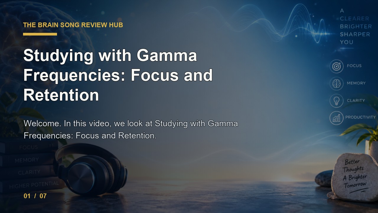 The Brain Song Review: Studying with Gamma Frequencies Focus and Retention video thumbnail
